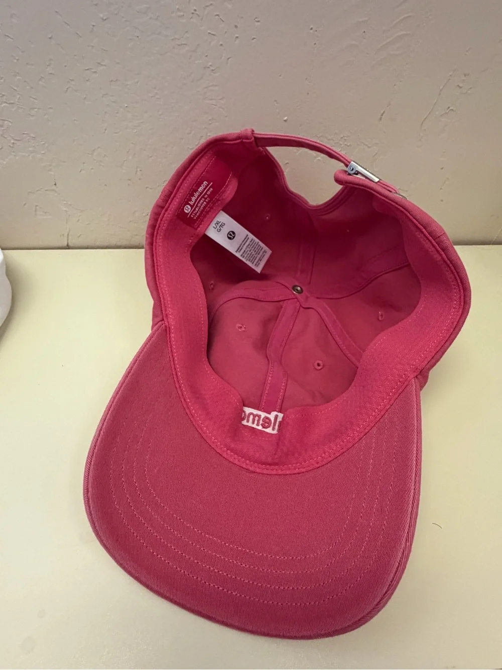 Lululemon Classic Ball Cap Wash Raspberry Coulis Pink L/XL
